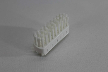 Preview: Handwaschbürste Kunststoffkörper / Nylon weiß, doppelseitig